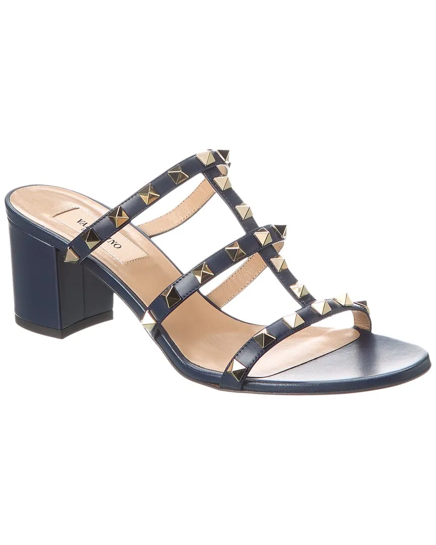 Valentino Rockstud Caged 60 Leather Sandal