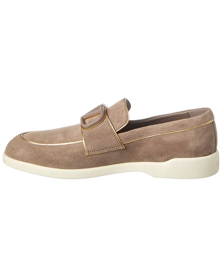Valentino Suede & Leather Loafer