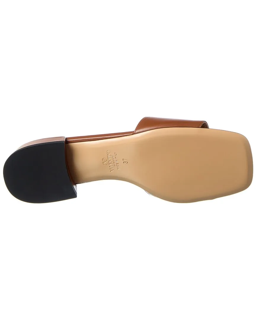 Valentino VLogo Signature Leather Sandal