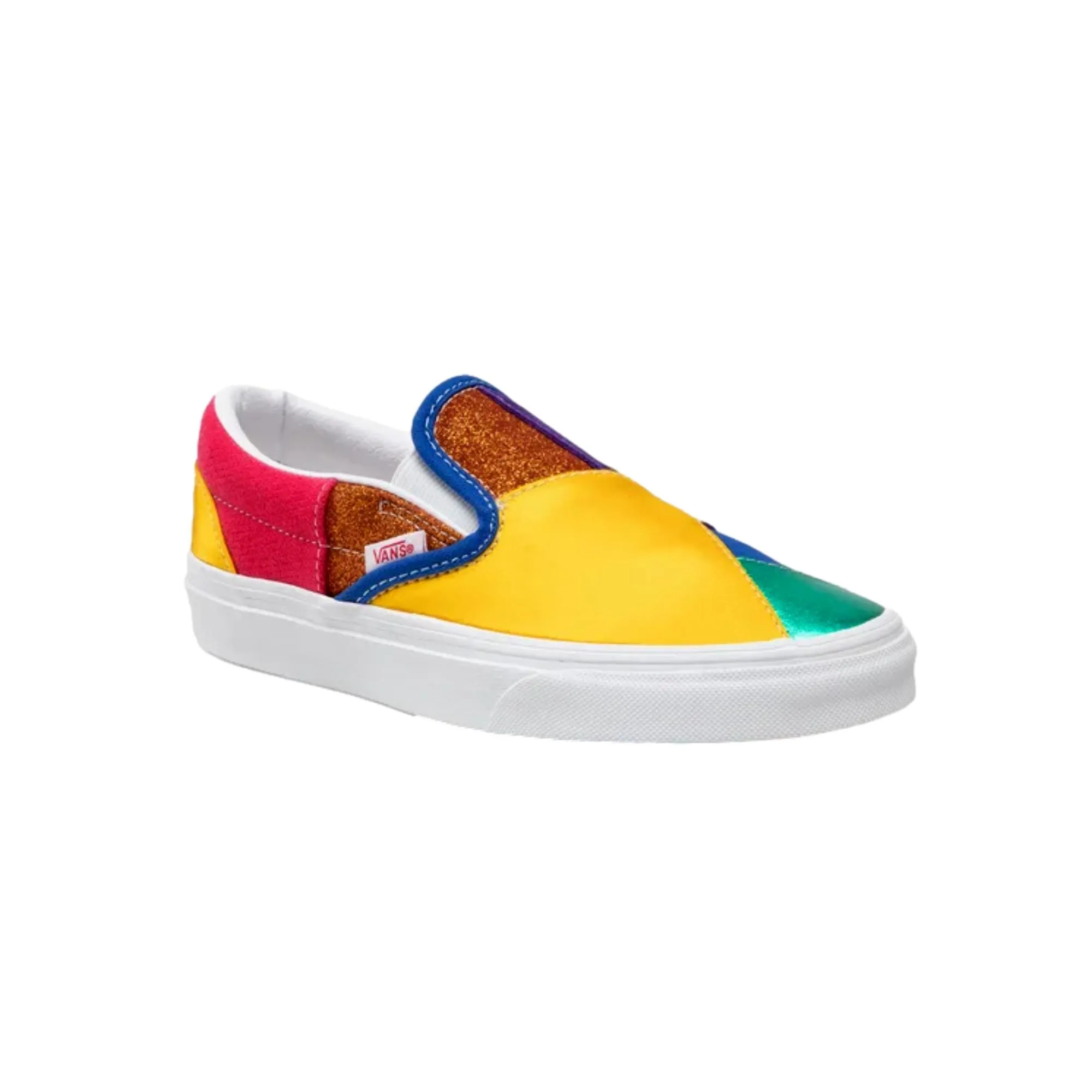 Vans Classic Slip-On Patchwork/Tr White  VN0A33TB44B Men's