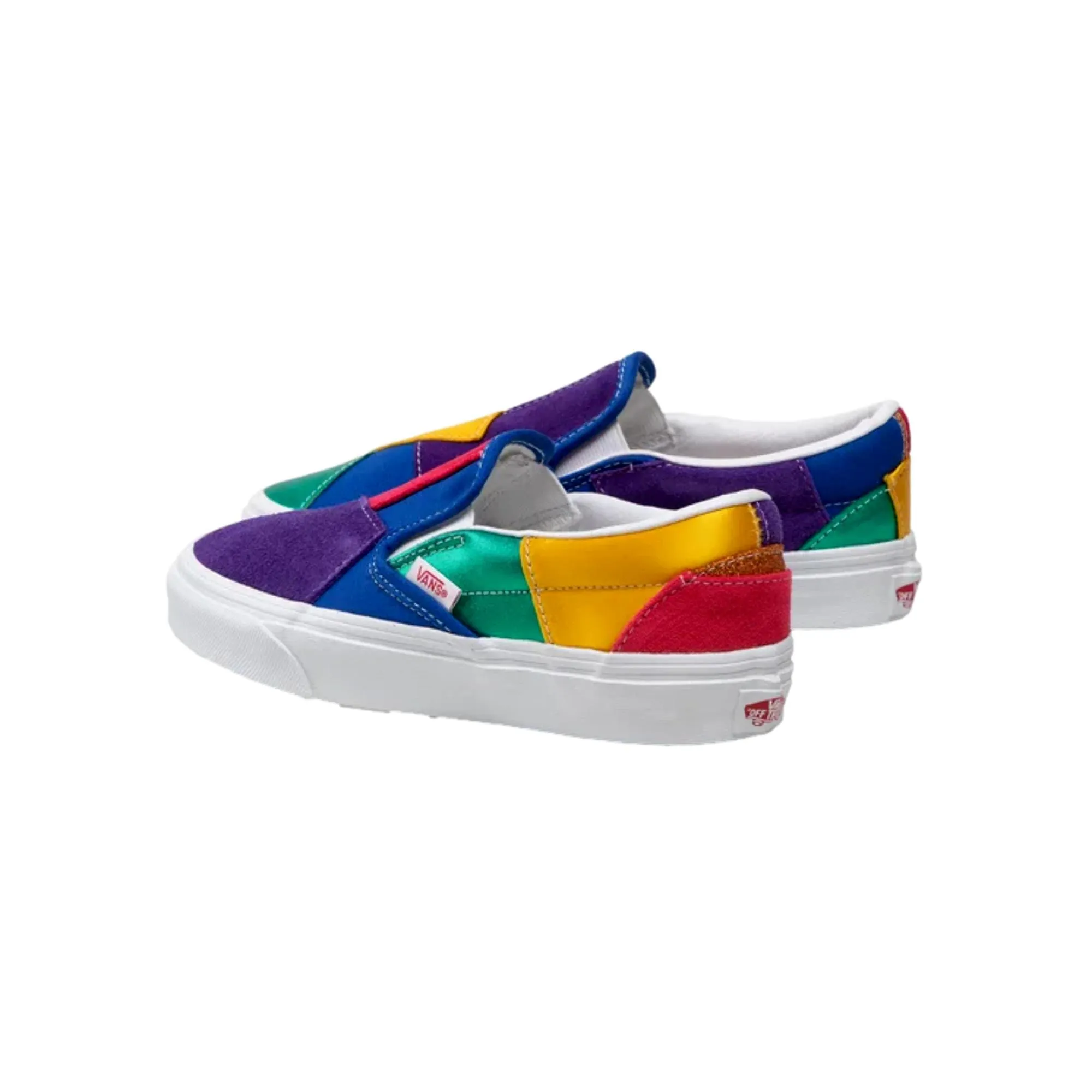 Vans Classic Slip-On Patchwork/Tr White  VN0A33TB44B Men's