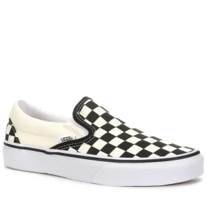 Vans Classic Slip-Ons Checkerboard Black/White Shoes_Vans