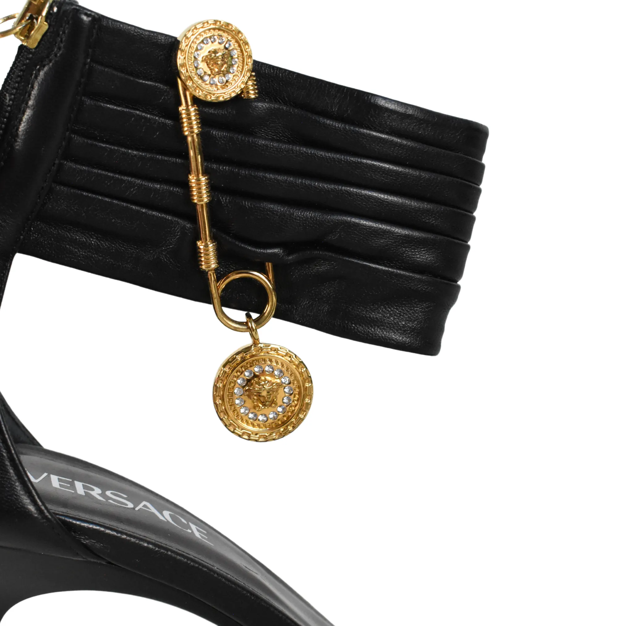 Versace 'Safety Pin' Heels - Women's 40