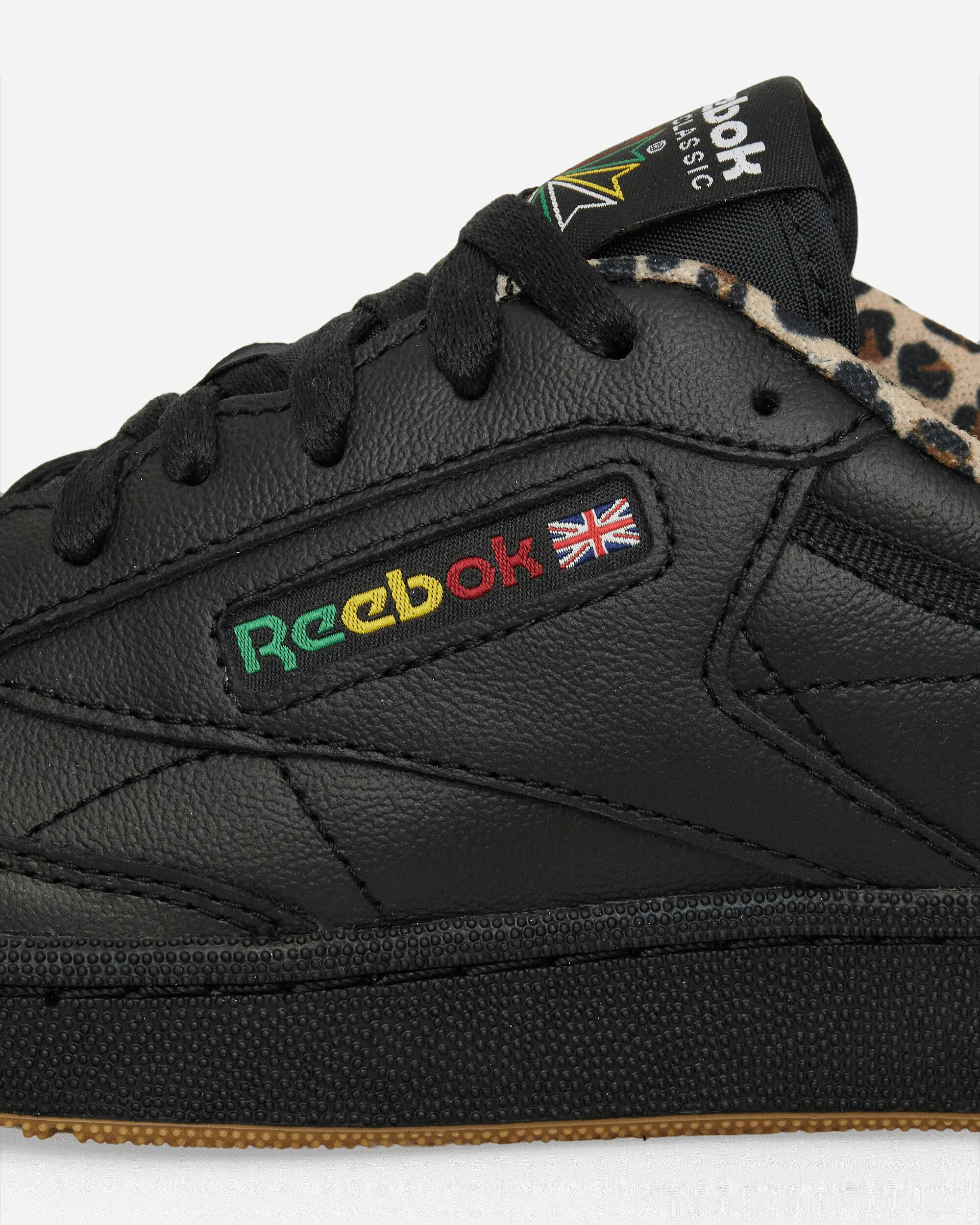 WACKO MARIA Club C 85 Vintage Sneakers Black / Leopard