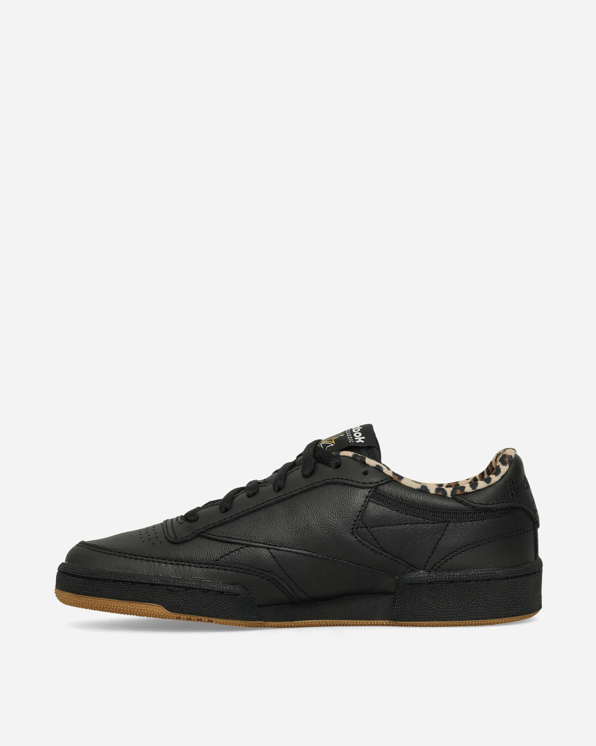 WACKO MARIA Club C 85 Vintage Sneakers Black / Leopard
