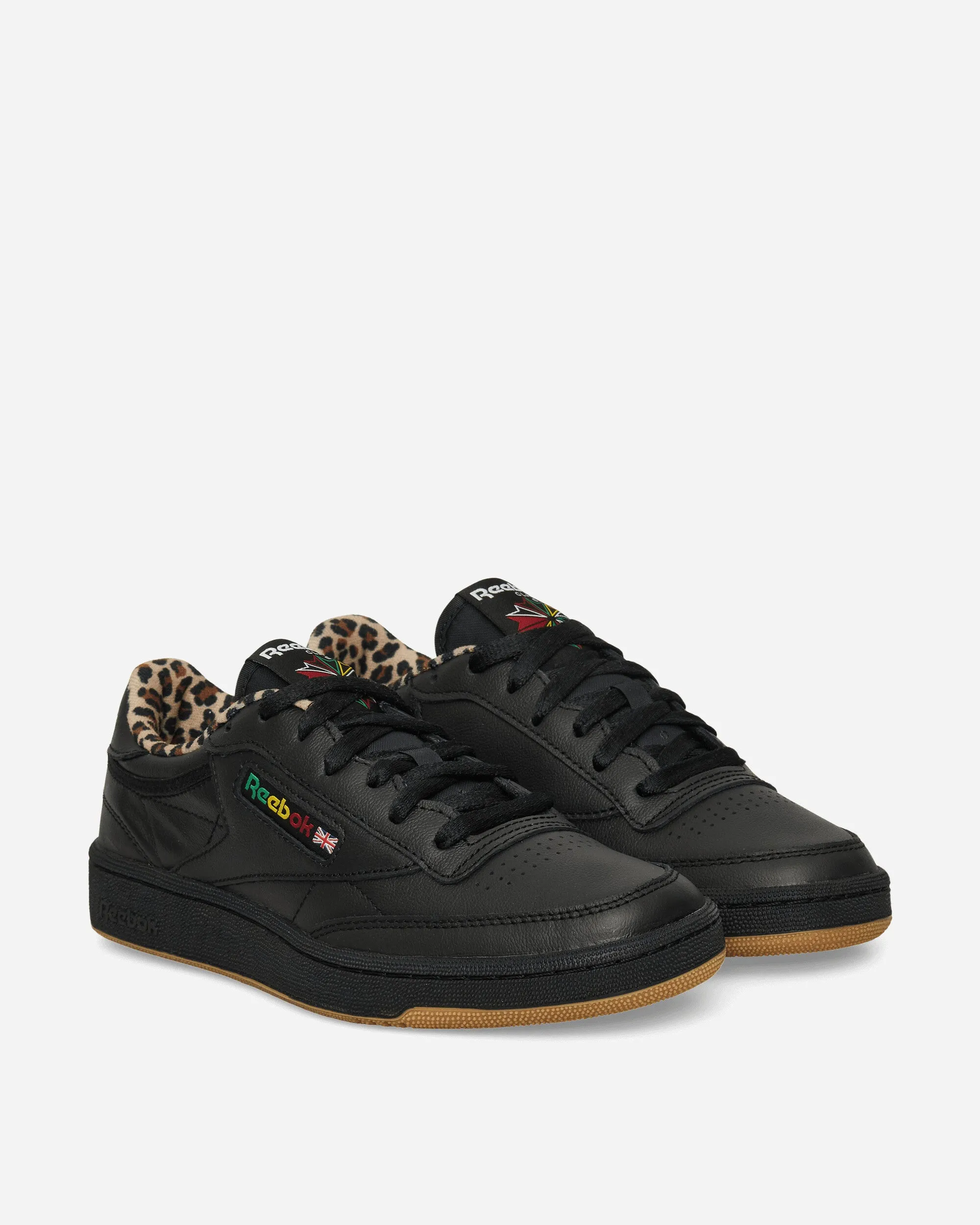 WACKO MARIA Club C 85 Vintage Sneakers Black / Leopard