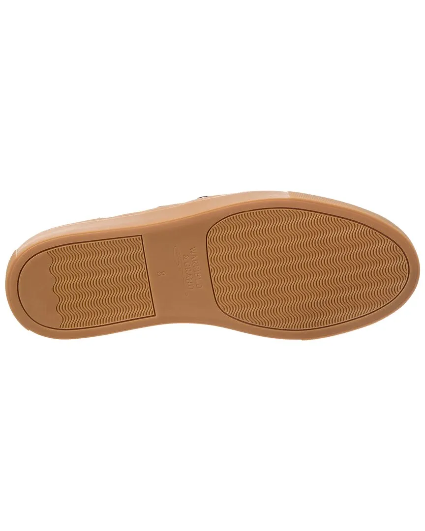Warfield & Grand Woven Leather Slip-On Sneaker