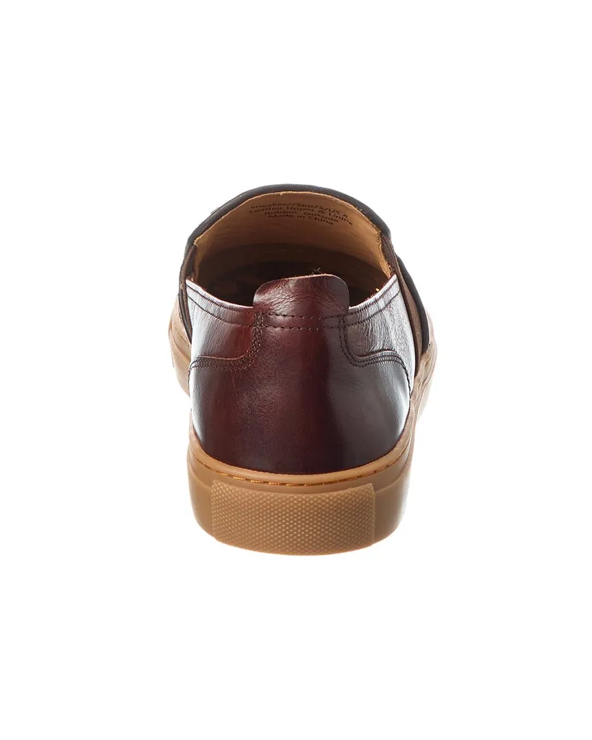 Warfield & Grand Woven Leather Slip-On Sneaker