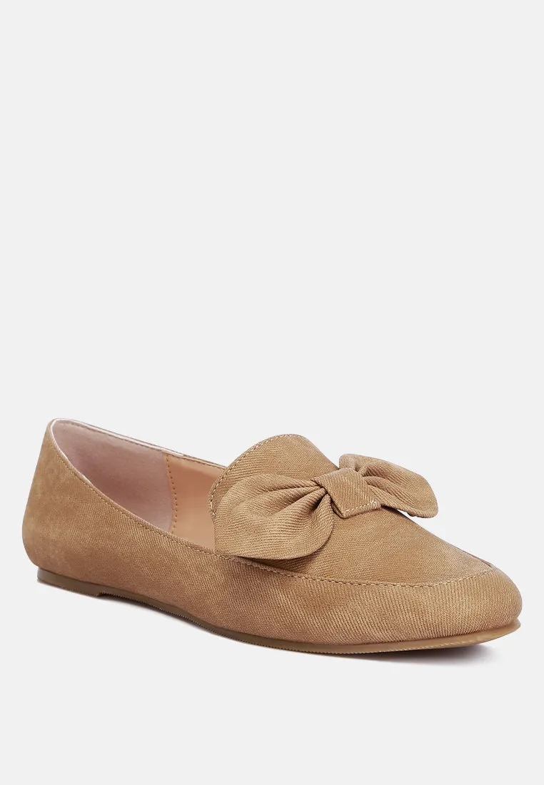 waveney bow embellished loafers
