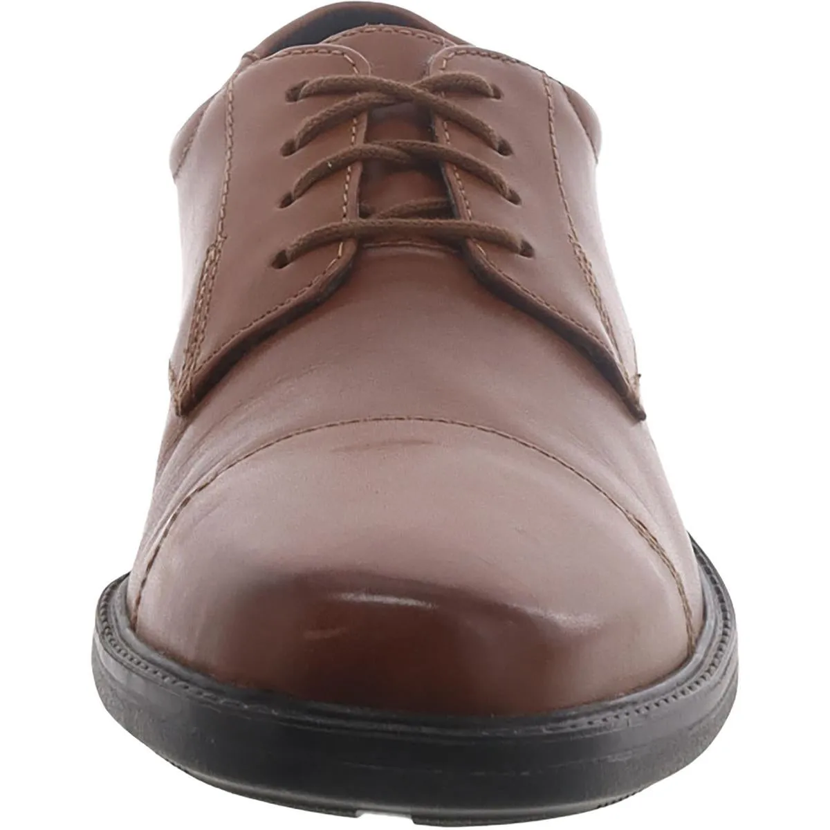 Wenham Cap Womens Leather Square Toe Cap Toe Oxfords