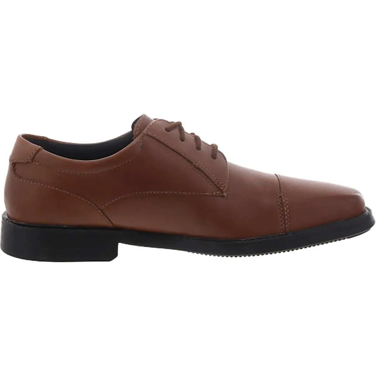 Wenham Cap Womens Leather Square Toe Cap Toe Oxfords