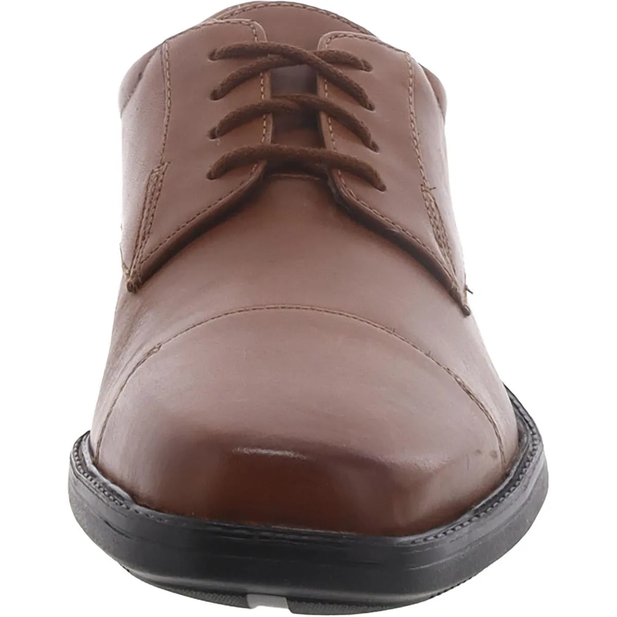 Wenham Cap Womens Leather Square Toe Cap Toe Oxfords