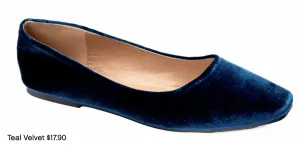 Women Over It Flat Shoe In Teal