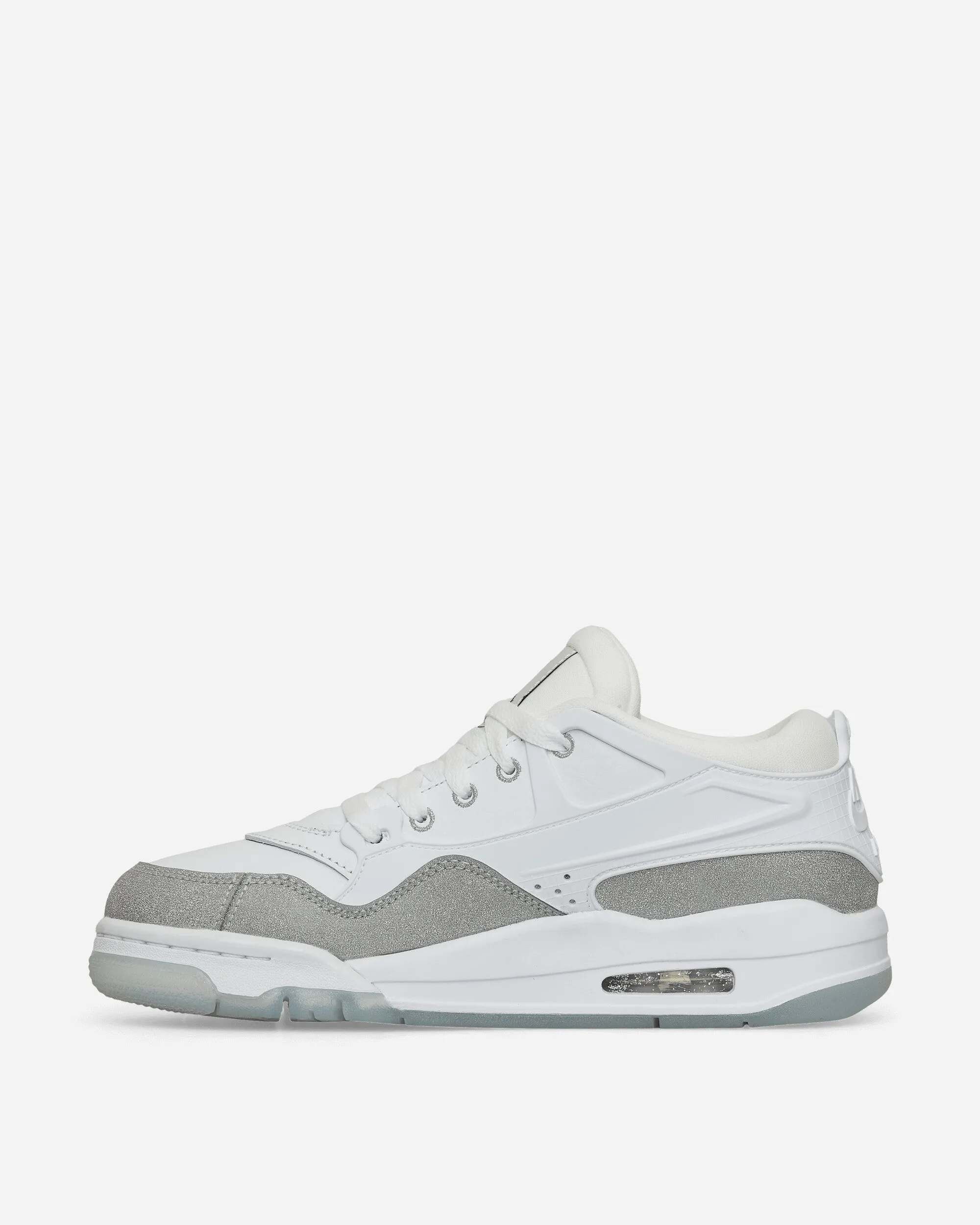 Women's Air Jordan 4 RM Sneakers White / Metallic Silver