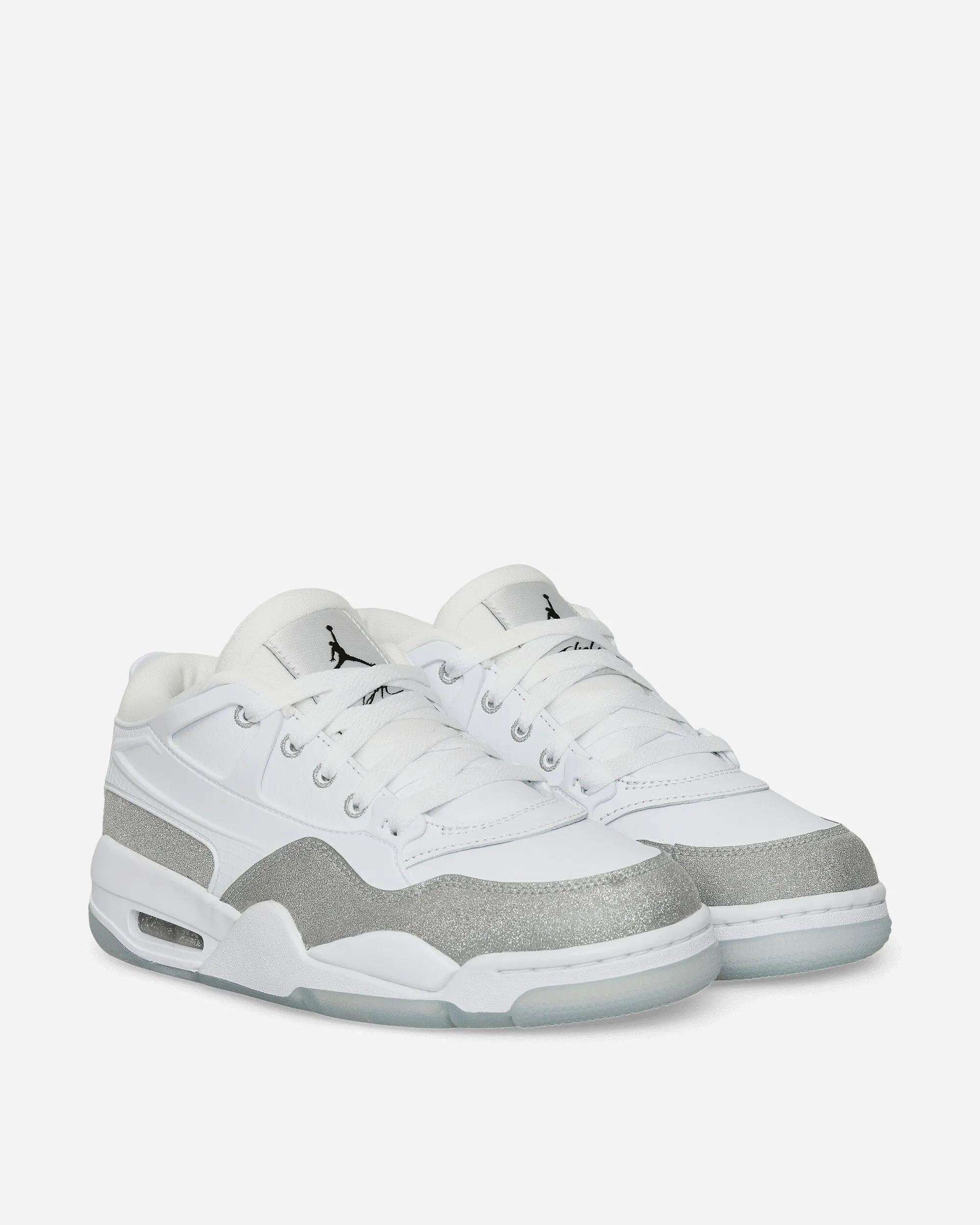 Women's Air Jordan 4 RM Sneakers White / Metallic Silver