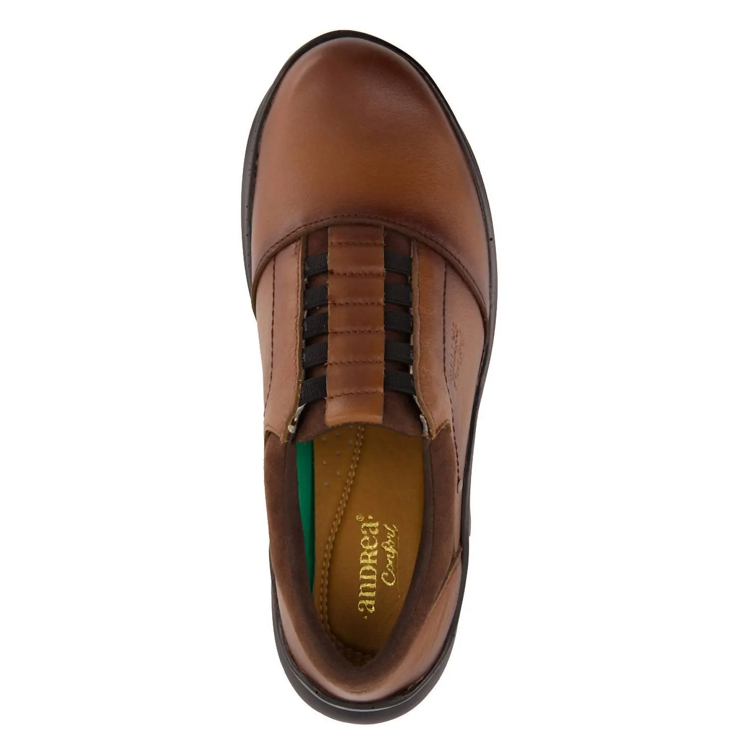 Women's Comfort Leather Oxfords Shoes In Brown