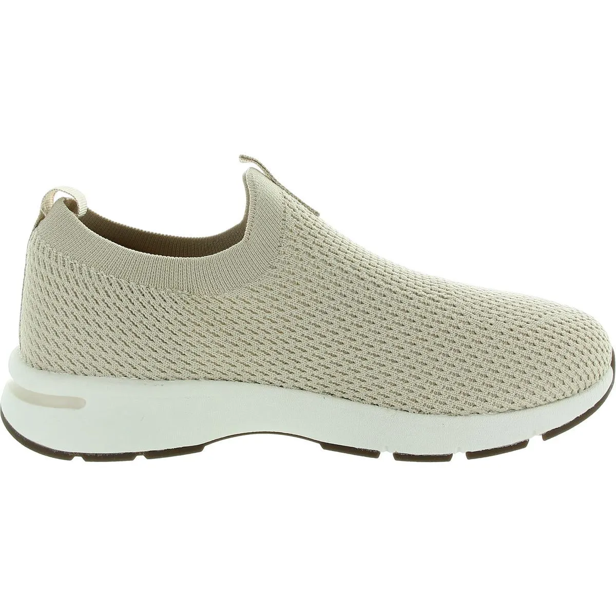 Womens Cushioned Footbed Man Made Slip-On Sneakers