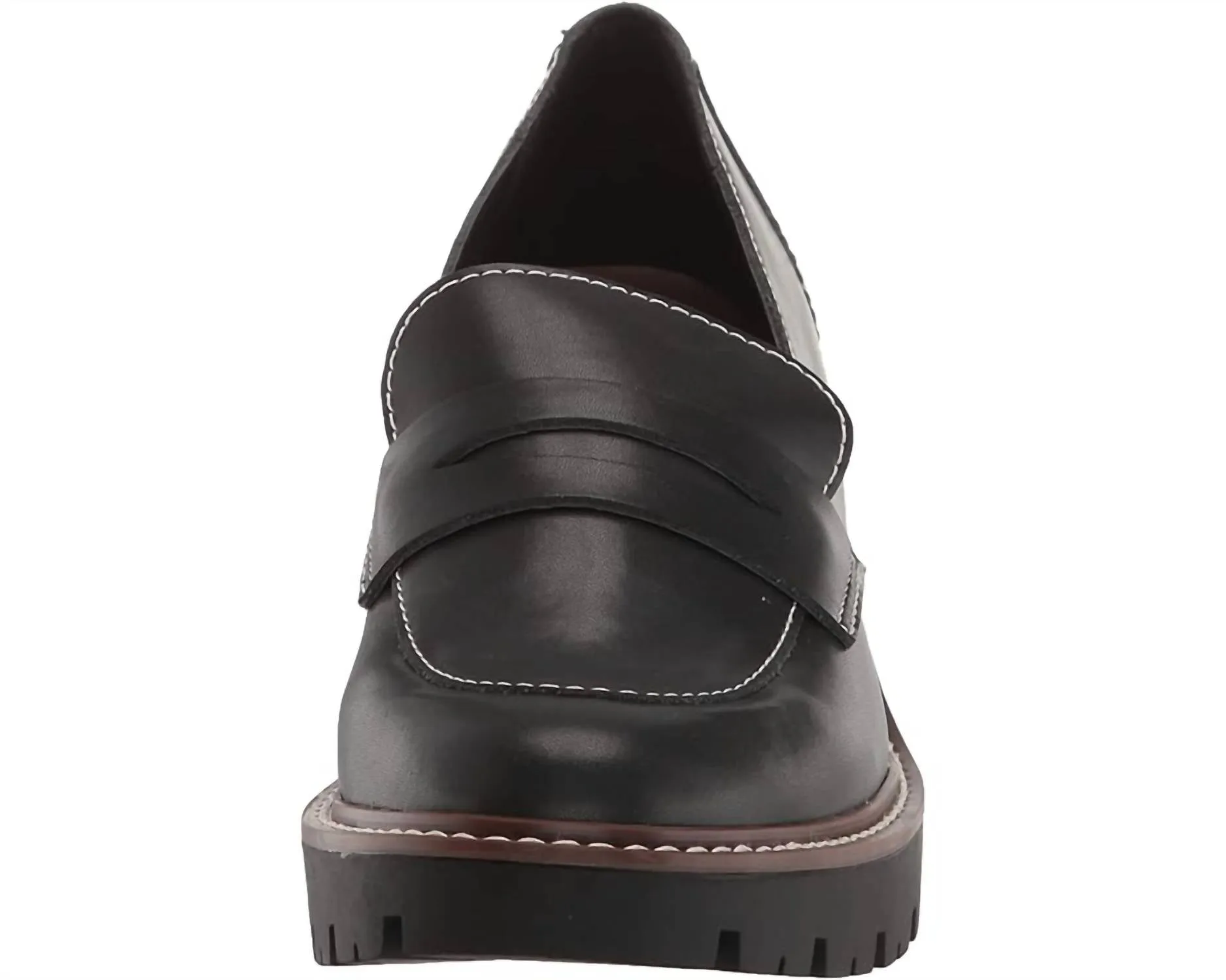 Women's Dulce Loafers In Black Leather / Calf Leather