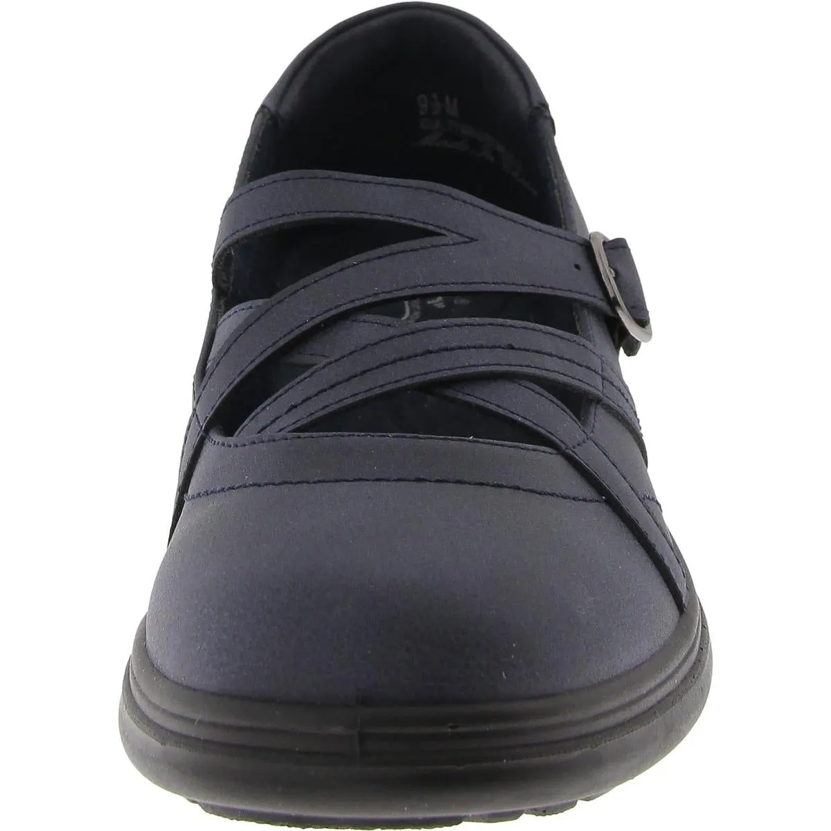 Womens Faux Leaher Slip On Mary Janes