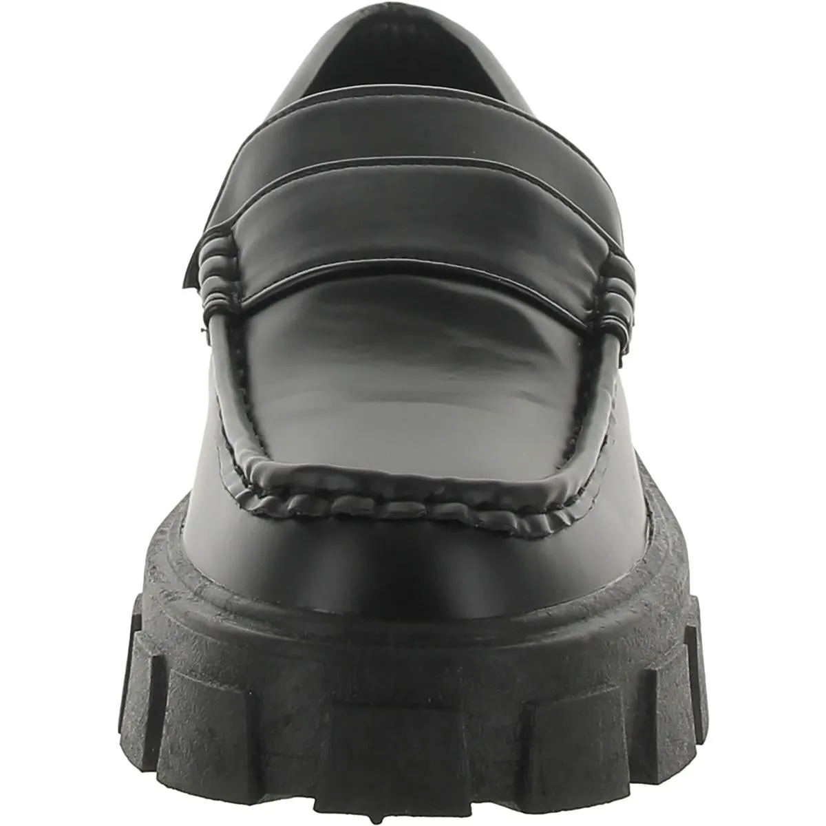 Womens Faux Leather Oxfords