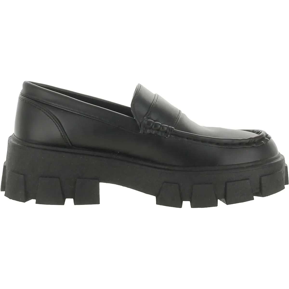 Womens Faux Leather Oxfords