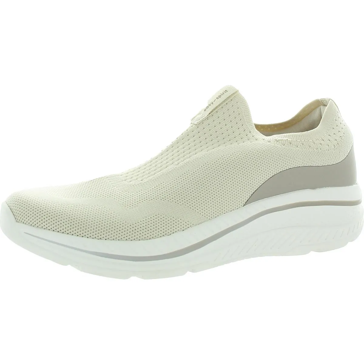 Womens Perforated Man Made Slip-On Sneakers