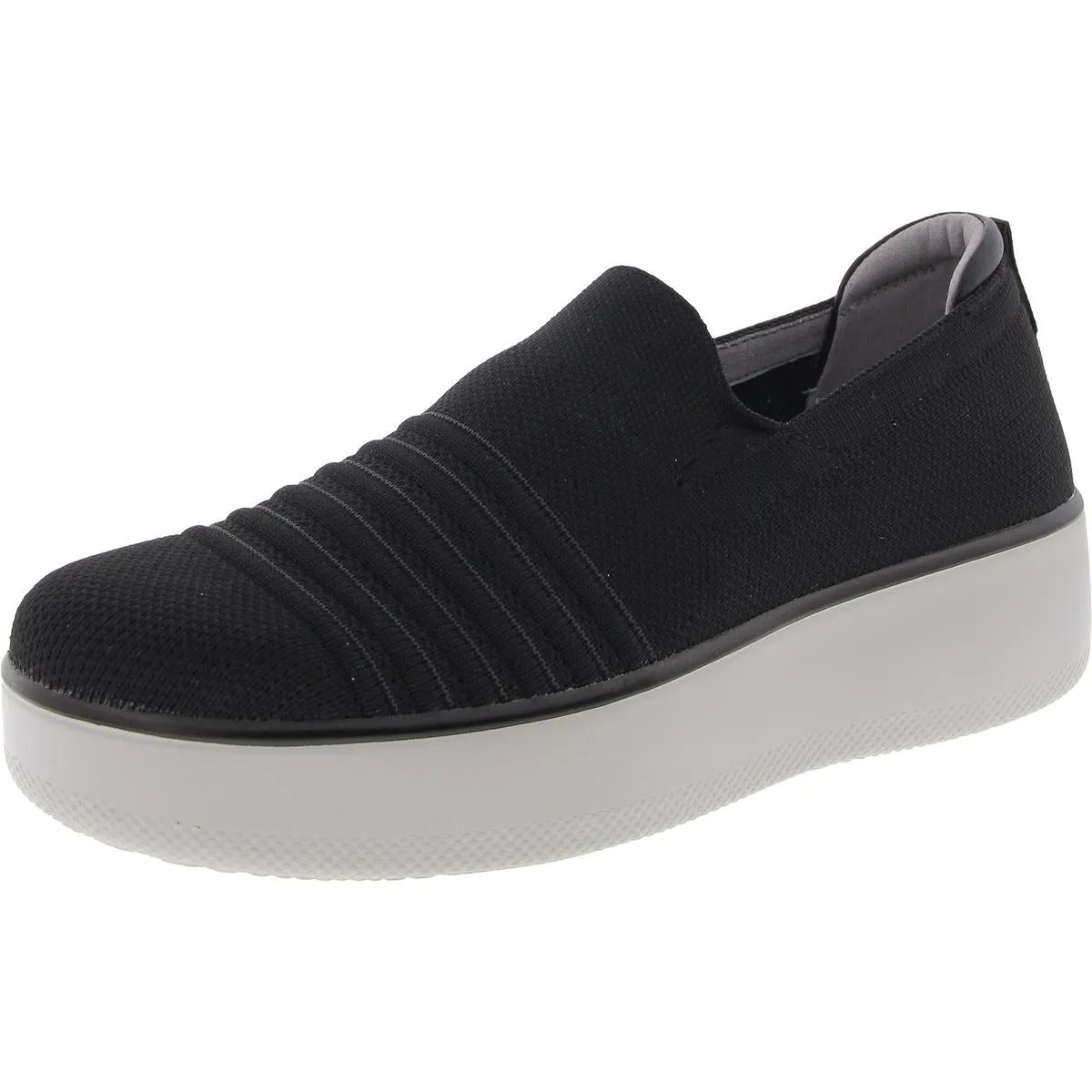 Womens Stretch Man Made Slip-On Sneakers