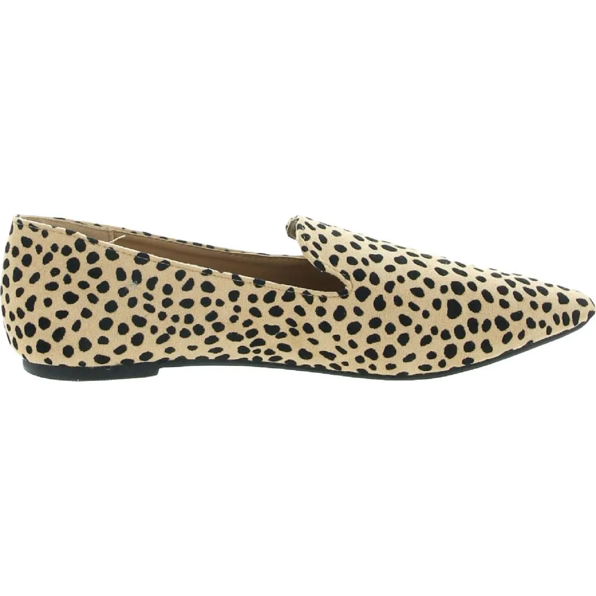 Womens Suede Pointed Toe Loafers