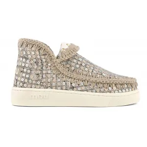 Women's Summer Eskimo Woven Textiles Sneaker In Gold