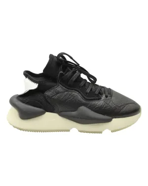 Y-3 Kaiwa  GX1053 Low-Top Sneakers in Black Leather