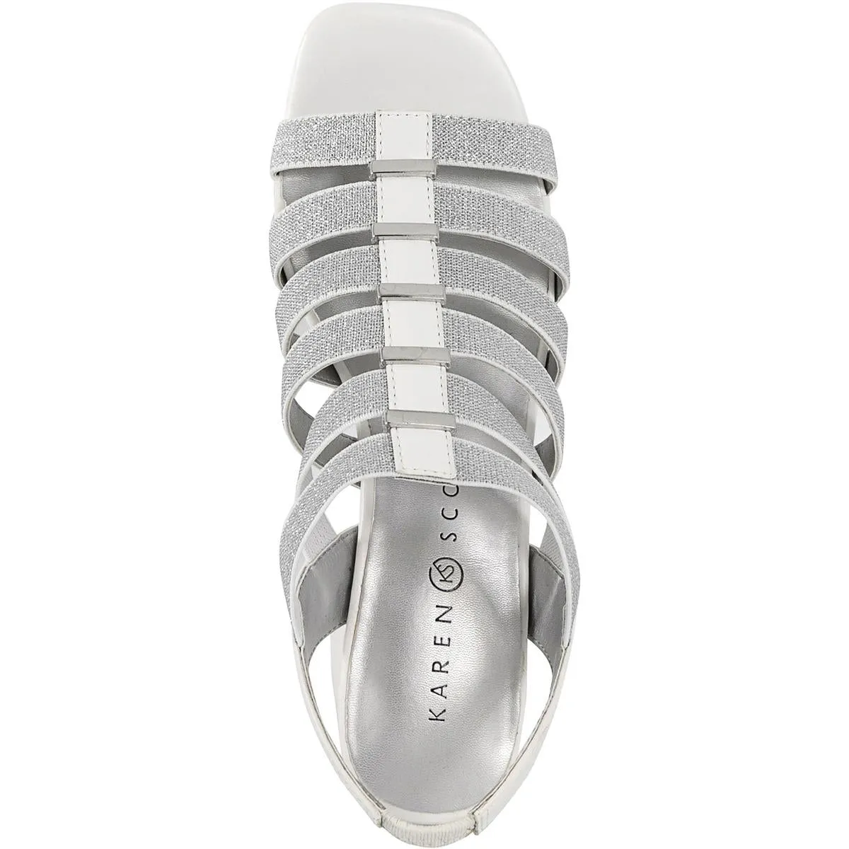 Yahnnie Womens Strappy Slingback Block Heel
