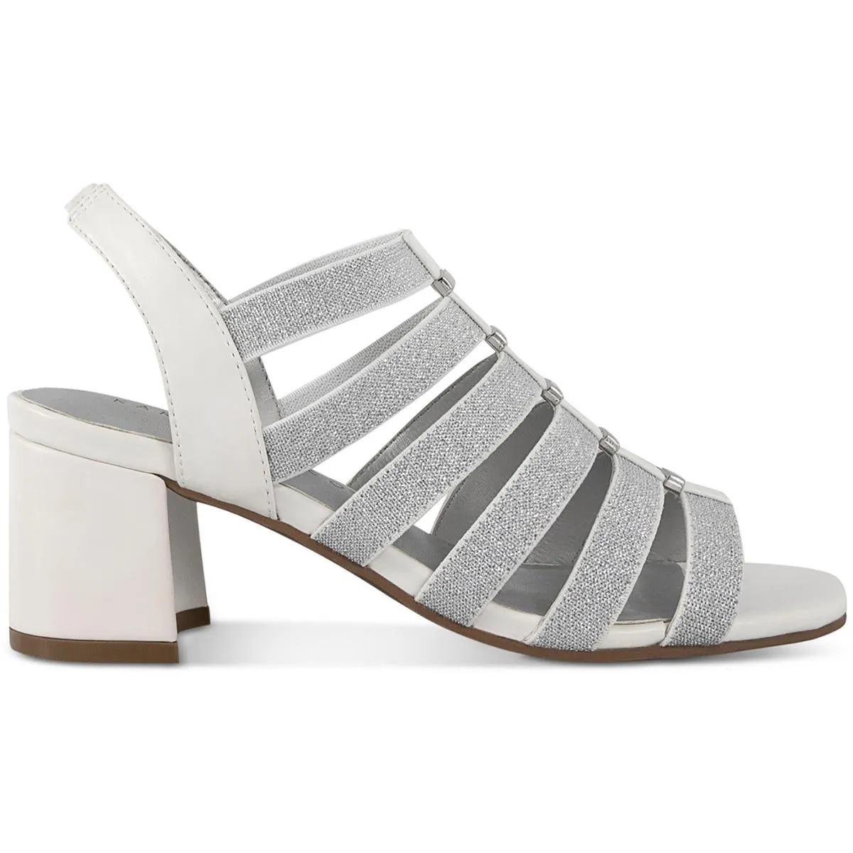 Yahnnie Womens Strappy Slingback Block Heel