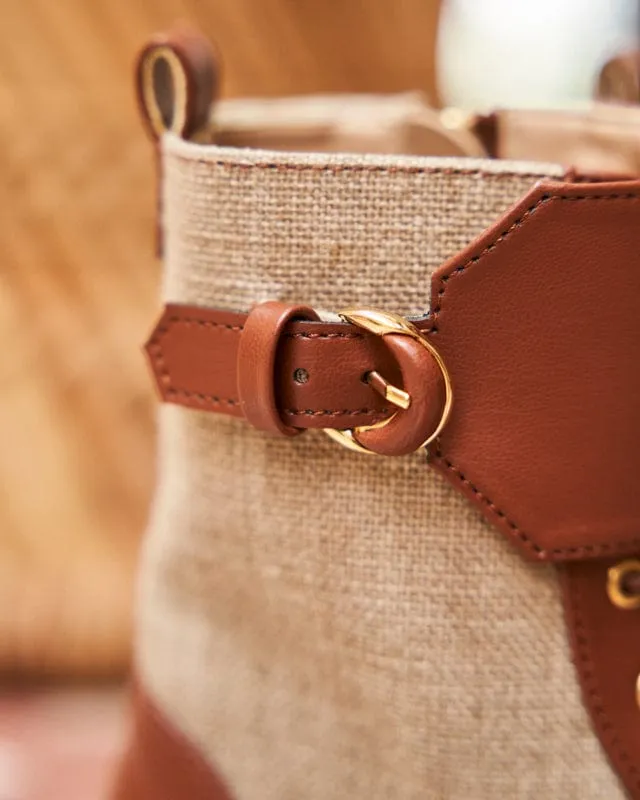 York Recycled Grain Leather Vegan Boots | Camel