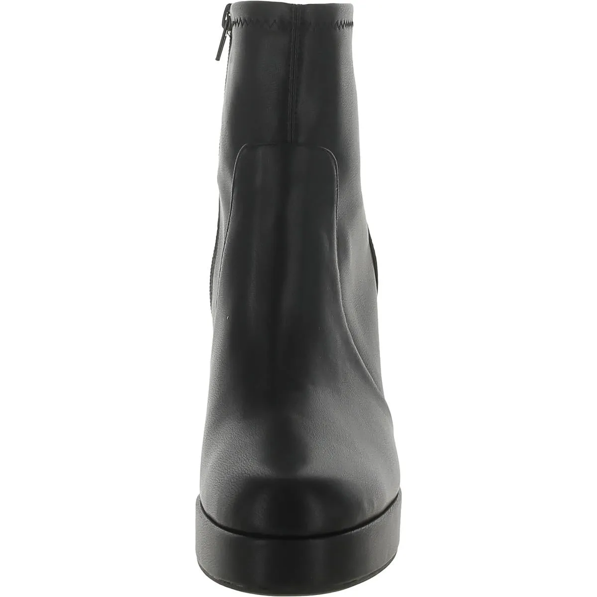 Zandy 18 Womens Faux Leather Zipper Ankle Boots