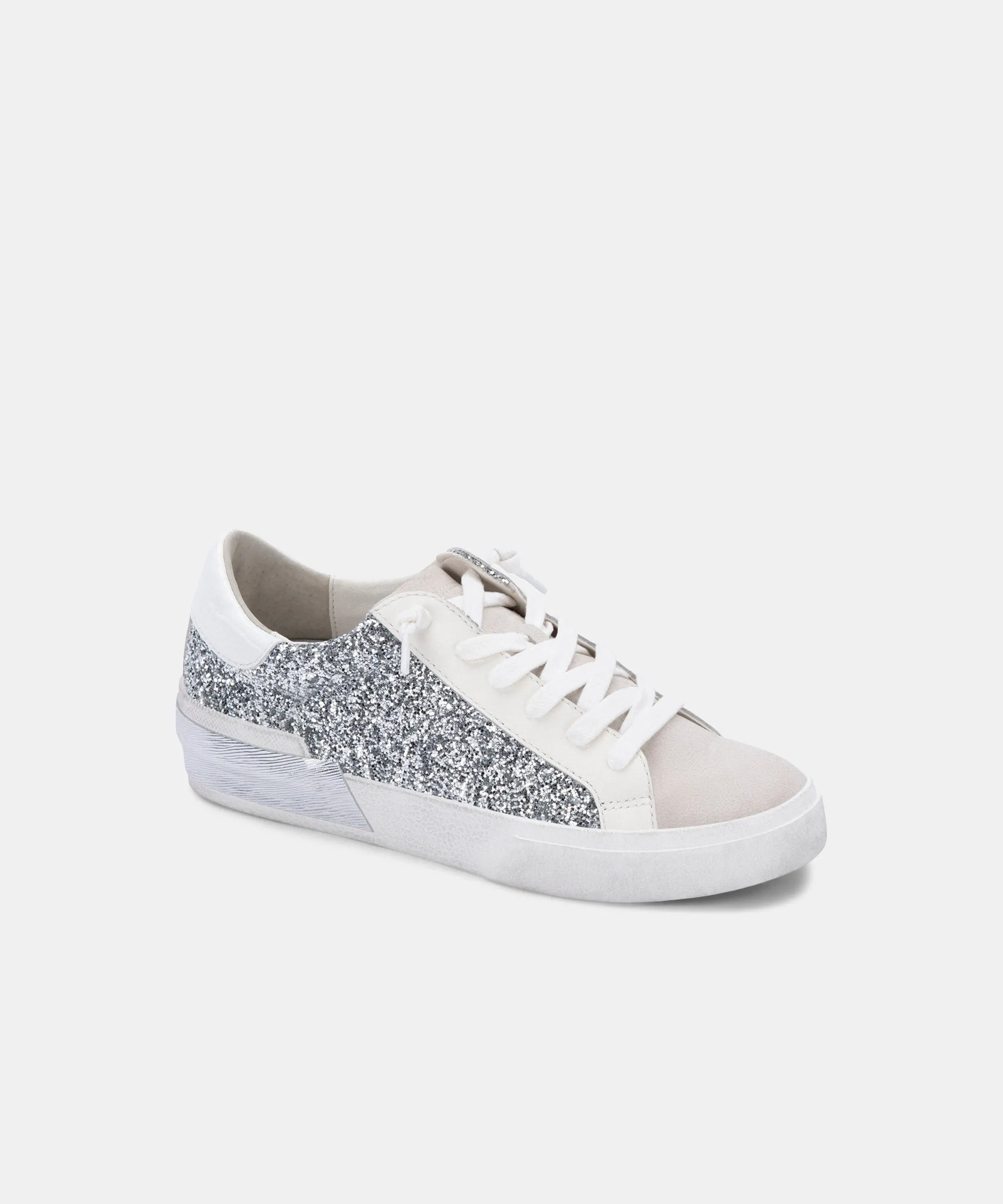 ZINA SNEAKERS SILVER GLITTER
