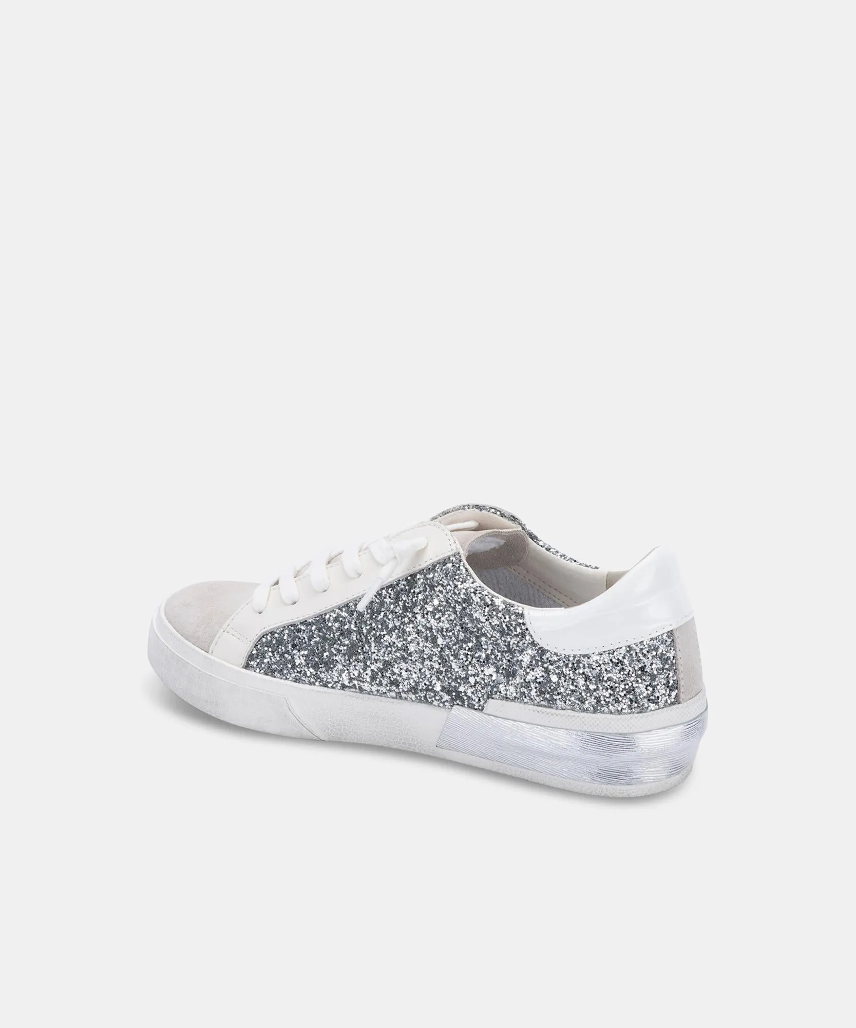 ZINA SNEAKERS SILVER GLITTER